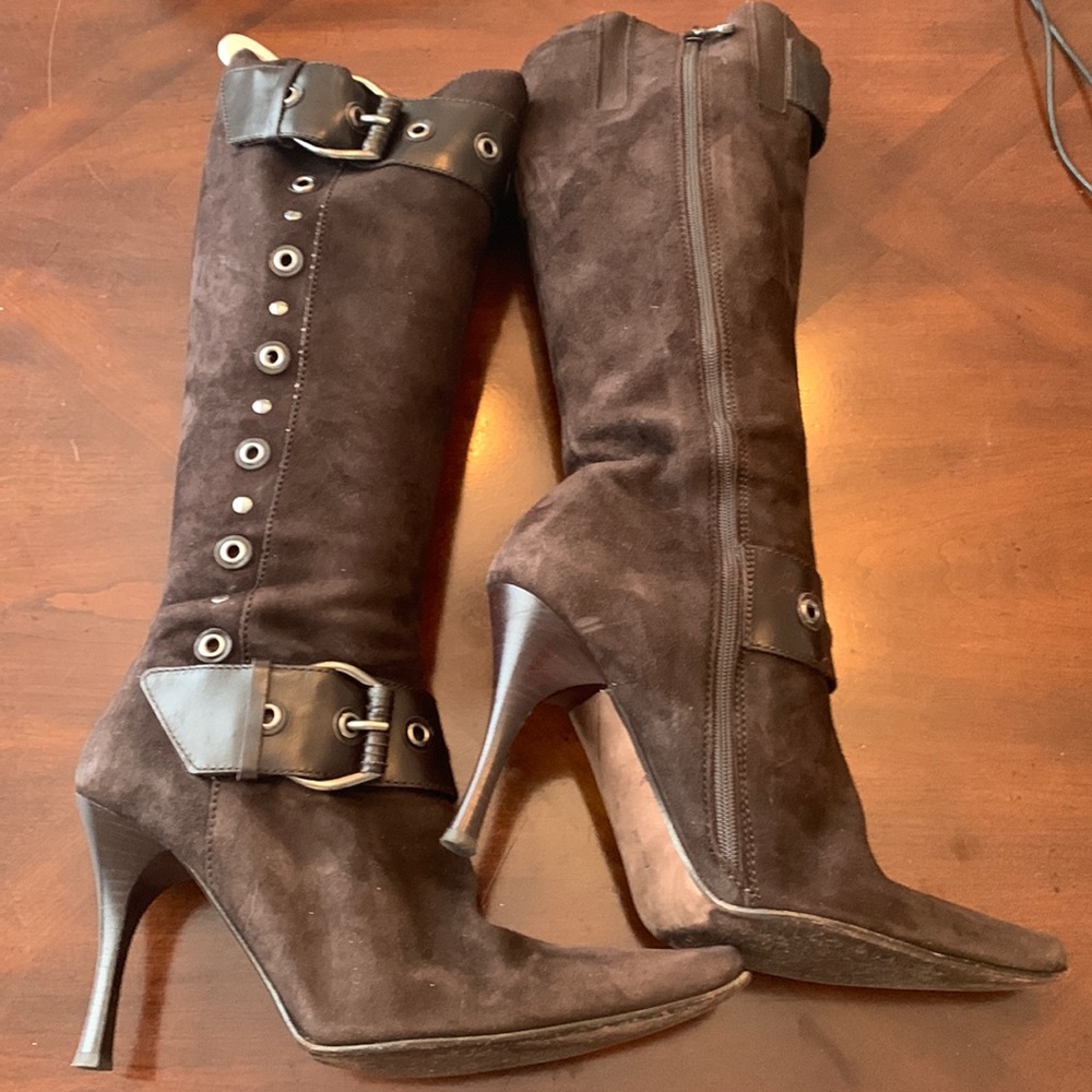 Chocolate brown boots